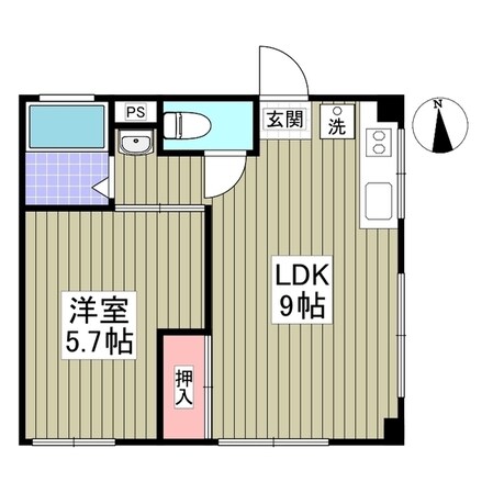 ファミール希望ヶ丘の物件間取画像